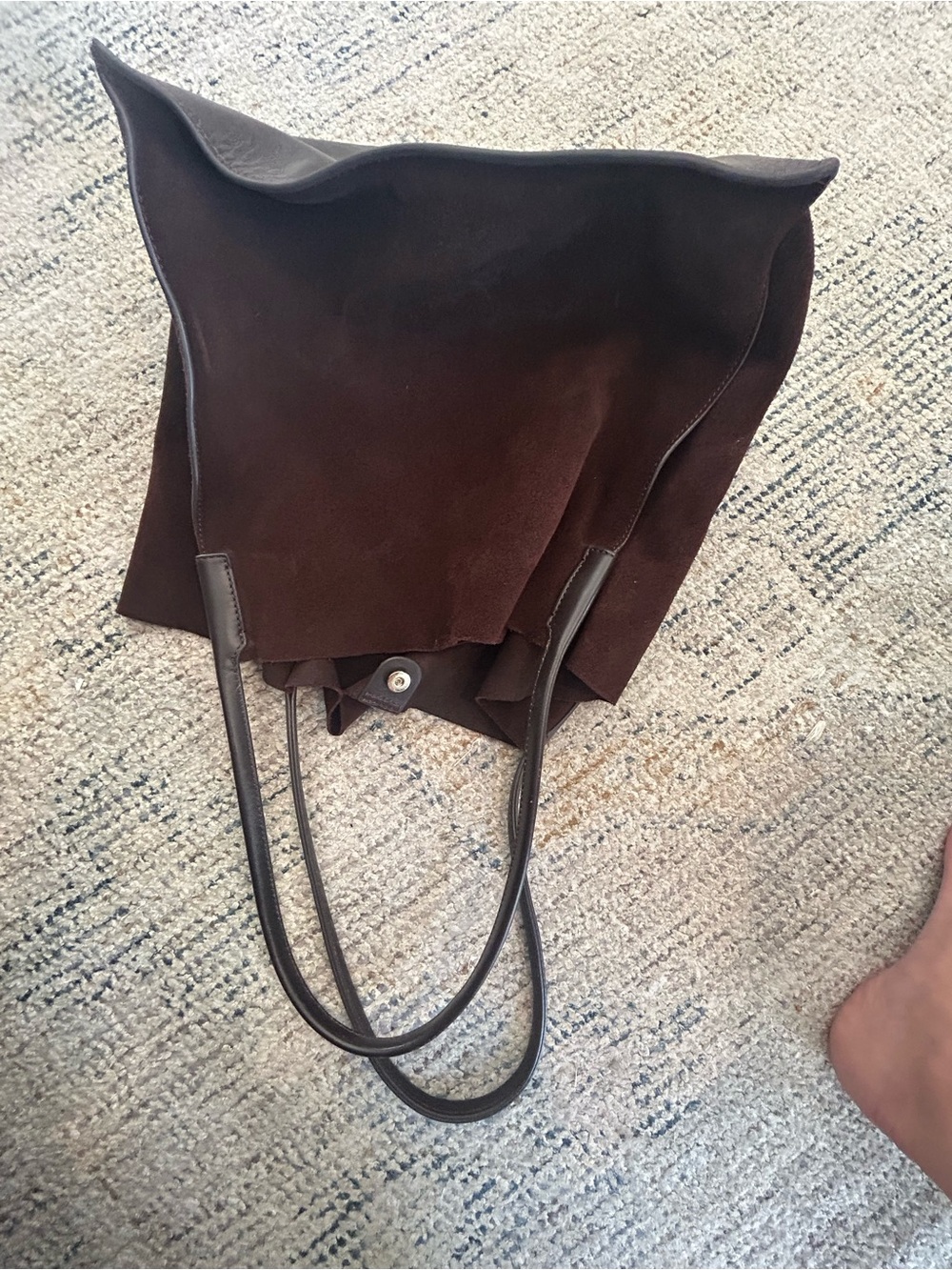 J. Crew Unstructured Large Berkeley Tote in Suede - Picture 5 of 7